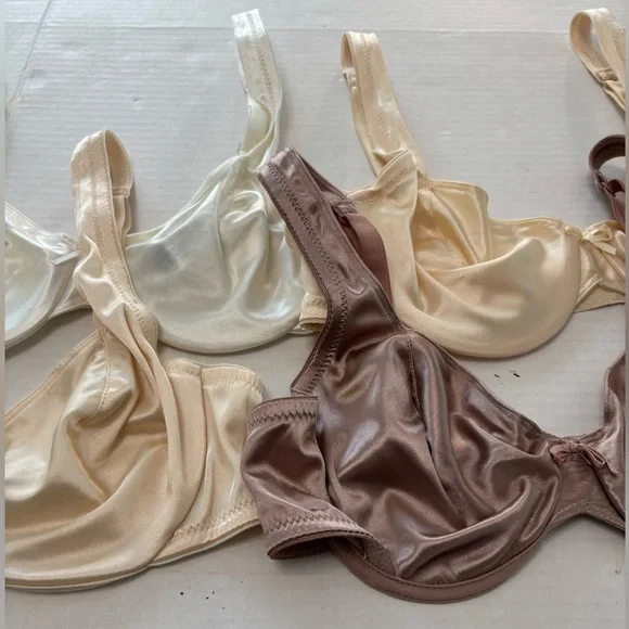MAIDENFORM Bundle of 4 Satin Seduction Bras Size 36B - Picture 2 of 5